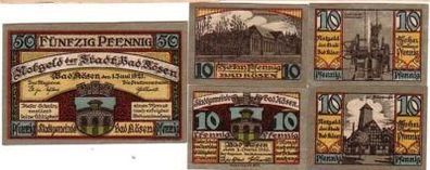 5 Banknote Notgeld Stadt Bad Kösen 1921