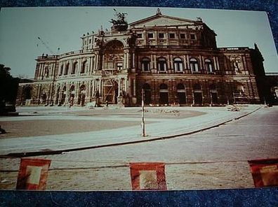 2886/ Privatfoto Postkartengröße-Stadttheater Dresden