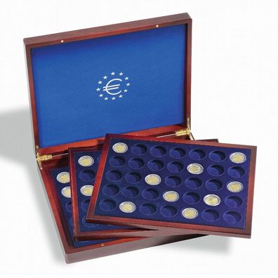 Münzkassette Volterra TRIO de Luxe, für 105 -2, -€ Münzen in Kapseln (303369