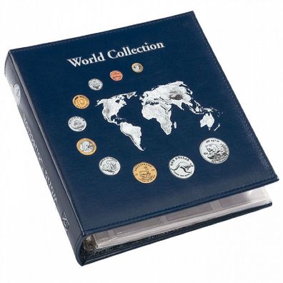 Münzenalbum OPTIMA WORLD MONEY mit Schutzkasette und 5 Hüllen (344959)
