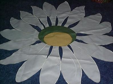 runde Tischdecke in Blütenform-ca 85cm-