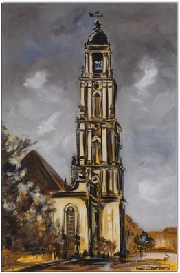 Klausewitz: Original Acryl auf Leinwand: Garnisonkirche Potsdam II / 40x60 cm