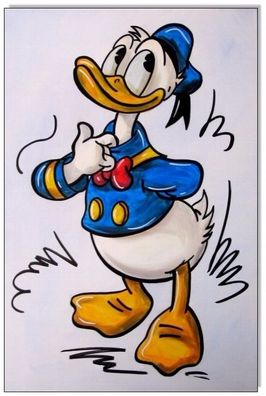 Klausewitz: Original Acryl auf Leinwand: Donald Duck II / 40x60 cm