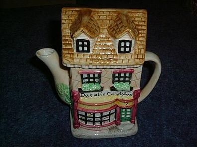 schöne alte seltene Kaffeekanne-Das alte Candlehaus