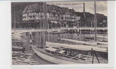 28464 Feldpost Ak Kiel Logierhaus Seebadeanstalt 1915