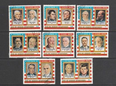 16 Amerikanische Präsidenten von 1801-1881 - gestempelt
