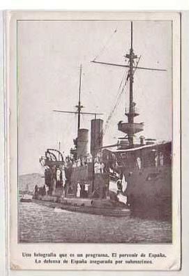 29440 Ak Deutsches Kriegsschiff und U-Boot um 1915