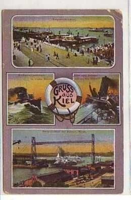 05442 Mehrbild Ak Gruss aus Kiel um 1915