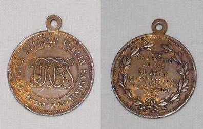 seltene Medaille deutscher Kellner Verein Saxonia 1908