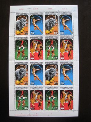 DDR MiNr. 2983-2986 Großbogen postfrisch * * (BOGA 089)