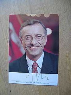 Landeshauptmann Dr. Herbert Sausgruber - handsigniertes Autogramm!!!