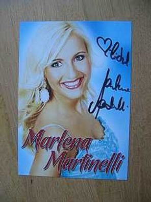 Schlagerstar Marlena Martinelli - handsigniertes Autogramm!!!