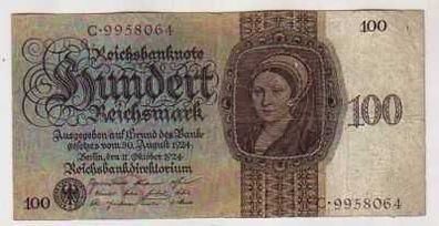 seltene Banknote 100 Reichsmark 11.10.1923 Ro Nr. 171 a