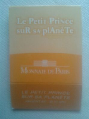 Umverpackung für 1,5 euro 2007 PP Silber Frankreich Kleiner Prinz auf seinem Planeten