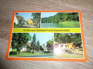 5625 Postkarte/ Ansichtskarte Kreis Bernau-Ruhlsdorf und Sophienstädt