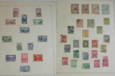 39 Briefmarken alte Sammlung Türkei um 1900