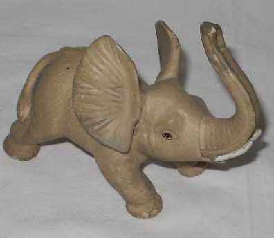 hübsche Keramik Figur junger afrikanischer Elefant