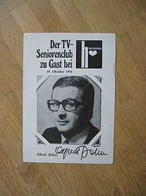 Kammerschauspieler Alfred Böhm - handsign. Autogramm!!!