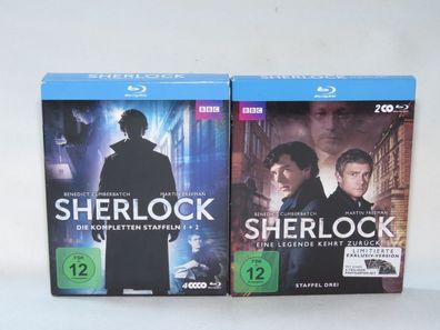 Sherlock - Staffel 1&2&3 - Postkartenset - BBC - Blu-ray