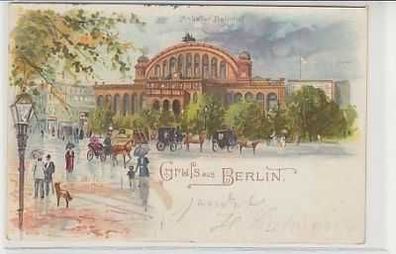 37973 Ak Lithographie Gruss aus Berlin 1901
