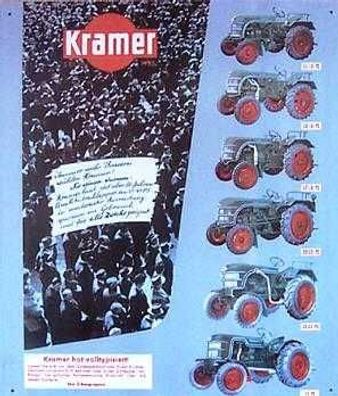 Blechschild Kramer Parade