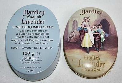 Yardley English Lavender FineSoap schöne alte Blechdose ohne BarCode