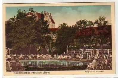 21527 Ak Pretzsch Elbe Eisenmoorbad Kurpark 1930