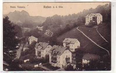 20604 Ak Rathen Elbe in der sächsischen Schweiz um 1910