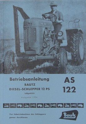 Betriebsanleitung Bautz AS 122 (Handbuch)