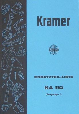 Ersatzteilliste Kramer KA 110 (Handbuch)