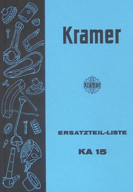 Ersatzteilliste Kramer KA 15 (Handbuch)