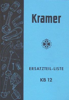 Ersatzteilliste Kramer KB 12 (Handbuch)