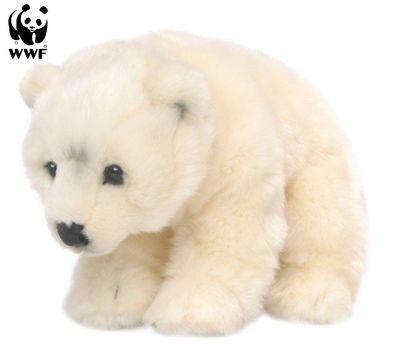 WWF Plüschtier Eisbär (weich, 23cm) Kuscheltier Bär Lebensecht Polarregion NEU