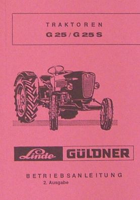 Betriebsanleitung Güldner G25 / G25S (Handbuch)
