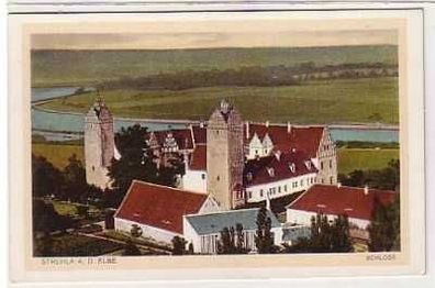 38575 Ak Strehla an der Elbe Schloss um 1920