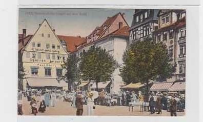38700 Ak Jena Studentenfrühschoppen am Markt 1924