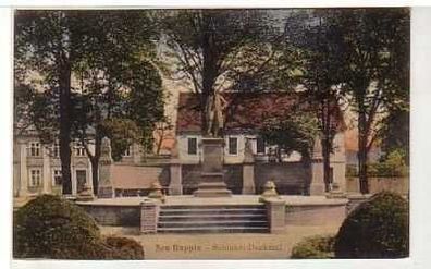 38711 Ak Neu Ruppin Schinkel Denkmal um 1910