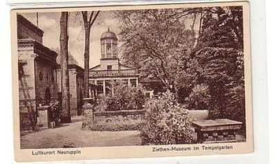 39224 Ak Neuruppin Ziethen Museum im Tempelgarten 1920