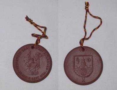 Porzellan Medaille Meißen Heimatfest Altenburg 1954