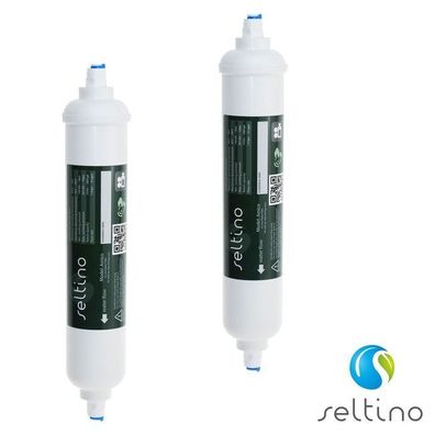 2x Seltino AMICO Wasserfilter Kühlschrankfilter extern 1/4" (UV-Steril verpackt)
