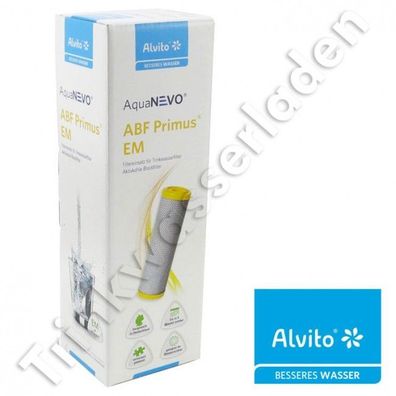 Alvito Wasserfilter ABF Primus EM - Aktivkohle Blockfilter - 0,45 µm - AquaNEVO