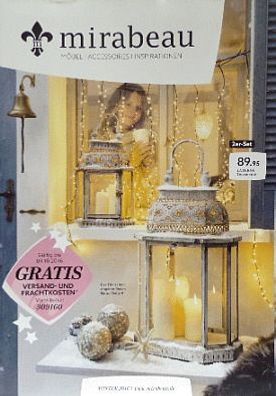 Möbel Accessoires Inspirationen mirabeau Versand Bestellkatalog Katalog Winter 2016