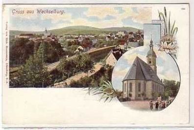 38906 Mehrbild Ak Gruß aus Wechselburg 1903