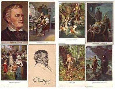 38830/8 Ak Richard Wagner und sein Werk um 1915