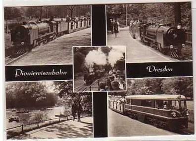 39338 Mehrbild Ak Pioniereisenbahn Dresden 1968