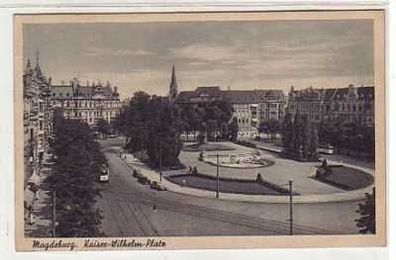 38521 Ak Magdeburg Kaiser Wilhelm Platz 1944