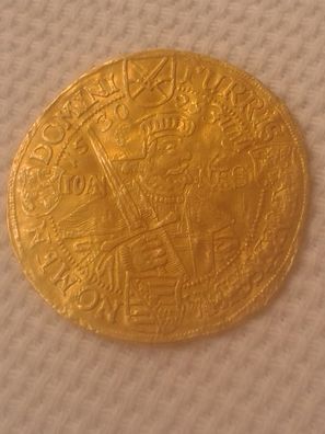 4 Dukaten 1630 Sachsen Johann Georg I. ca. 13,75g Gold Augsburger Konfession