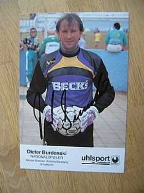 DFB Nationalspieler Dieter Burdenski hands. Autogramm!!
