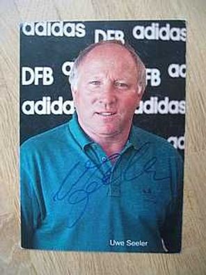 DFB Hamburger SV HSV Fußballer Legende Uwe Seeler - handsigniertes Autogramm!!!