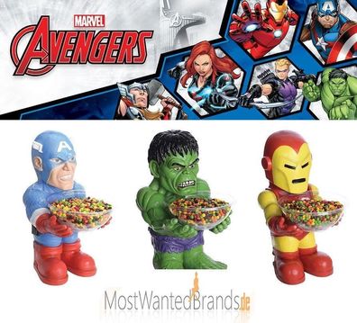 Rubies * CANDY BOWL HOLDER von Avengers * Thor, Spider-Man, Iron Man, Hulk etc.
